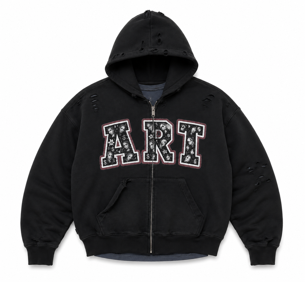 Blackout Gallery Art Hoodie
