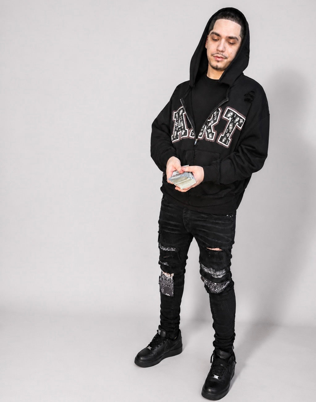 Blackout Gallery Art Hoodie