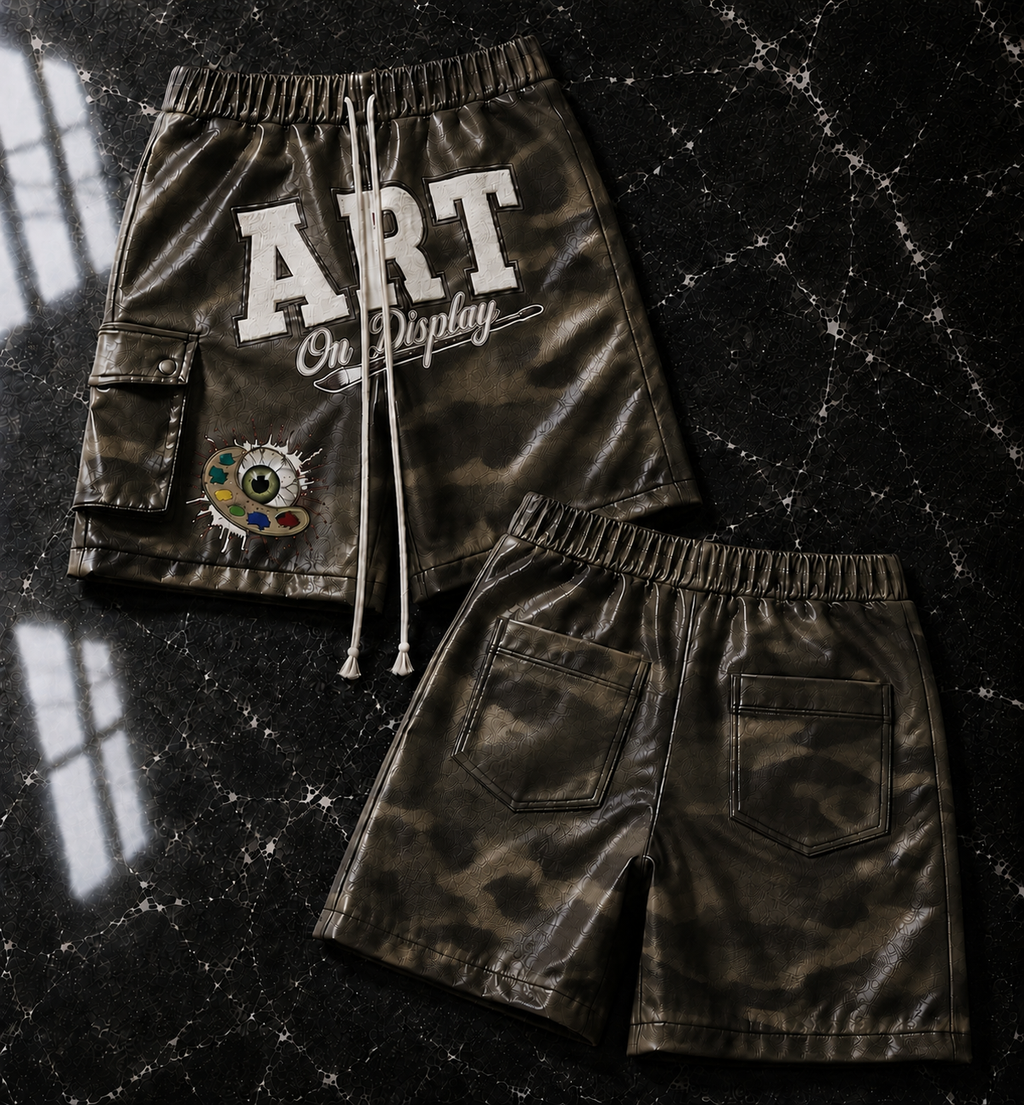Master Piece Leather Shorts