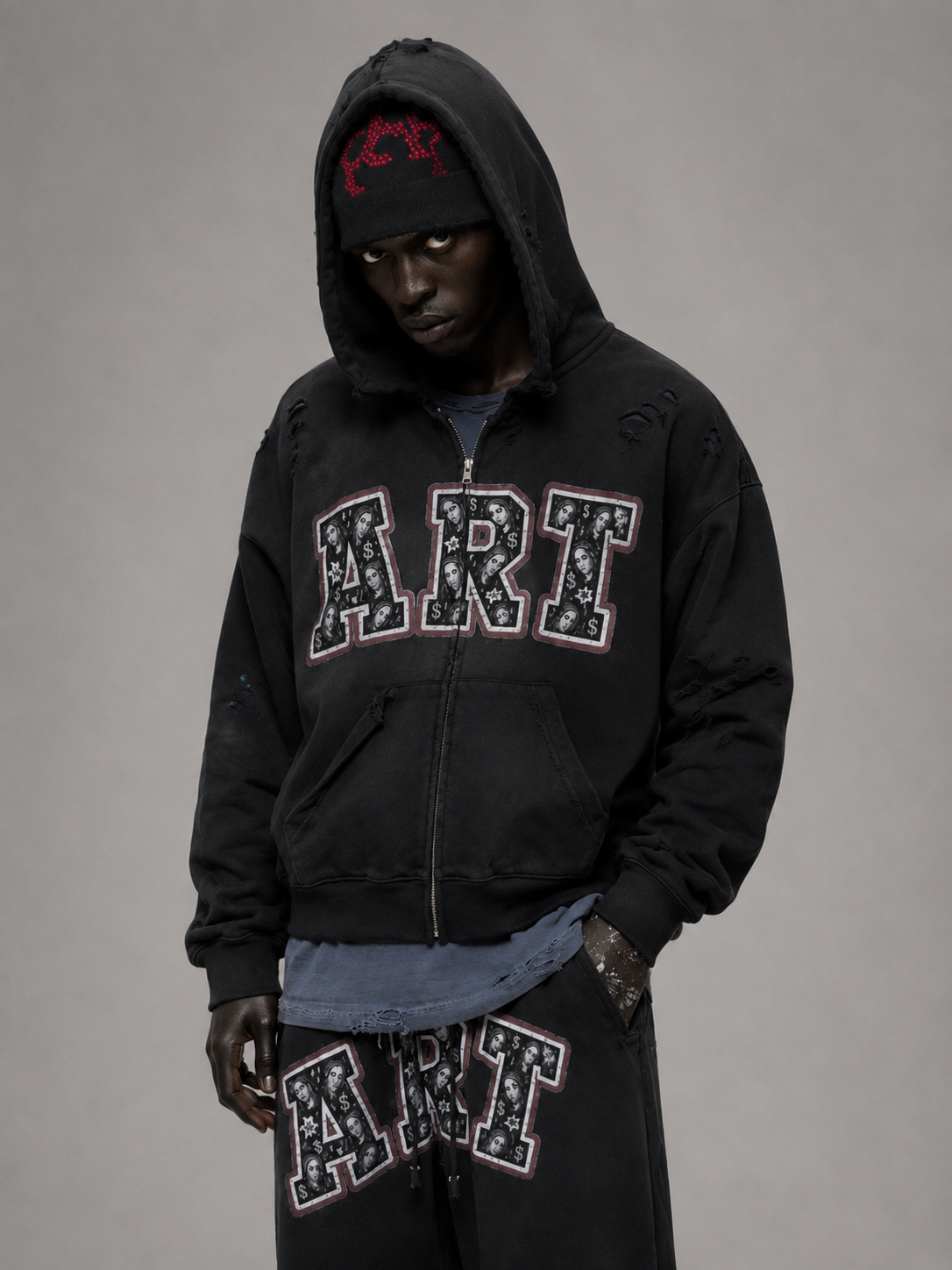 Blackout Gallery Art Hoodie