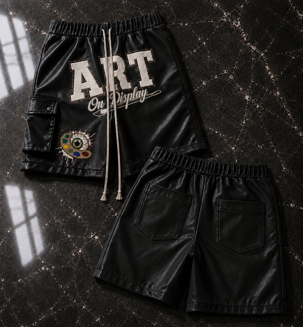 Master Piece Leather Shorts