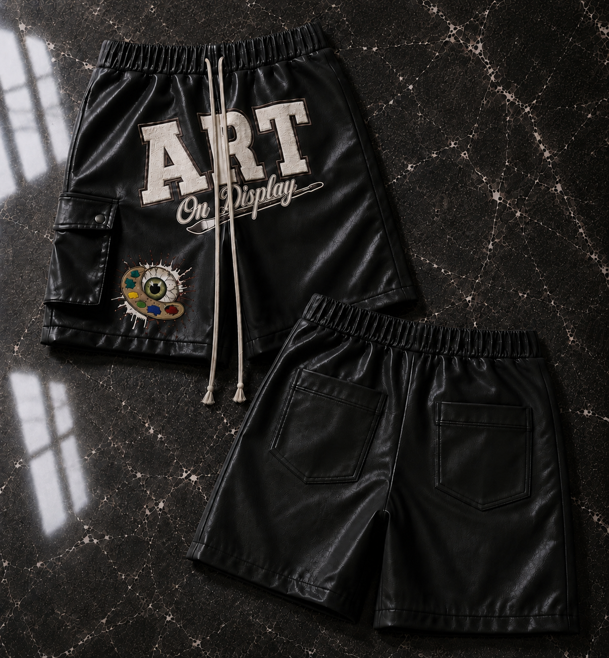 Master Piece Leather Shorts