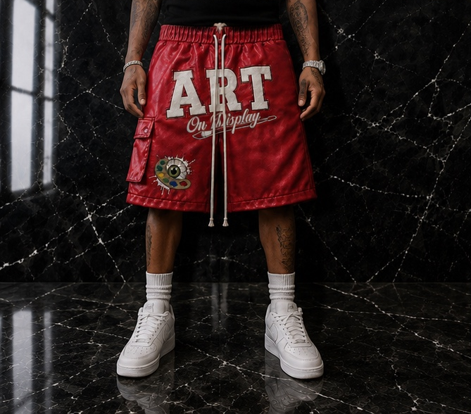 Master Piece Leather Shorts