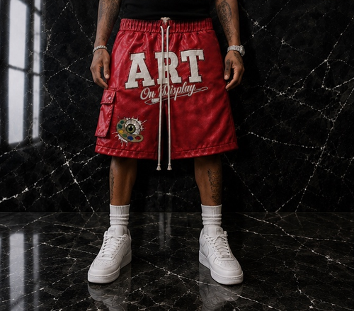 Master Piece Leather Shorts